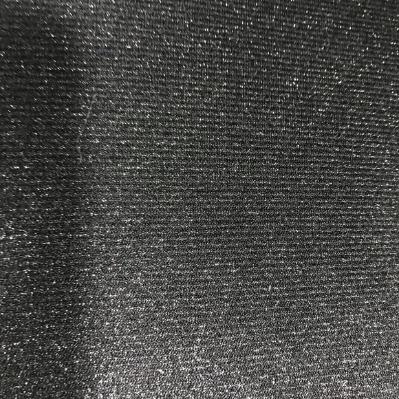 Sexy Open Back Cape Dress Black With Shimmer - Picture 6 of 7